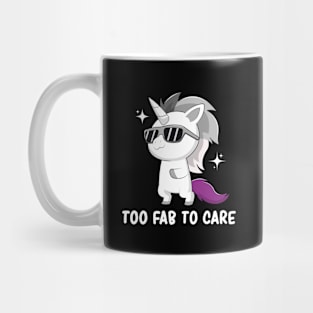 Subtle Asexual Pride Flag Lgbtqia Cute Kawaii Unicorn Mug